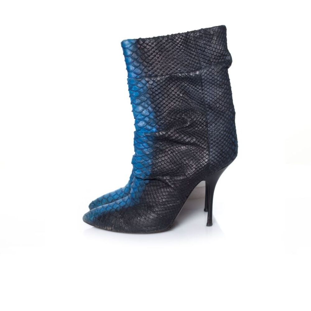 Giuseppe Zanotti Python Leather Half Boots - image 2